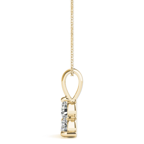 Three-Stone Diamond Pendant · 0.99 ct tw