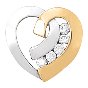 Heart Diamond Pendant · 0.40 ct tw