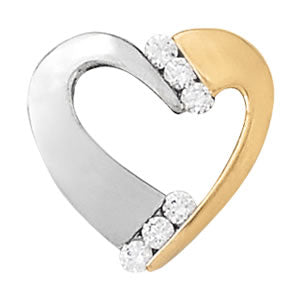 Heart Diamond Pendant · 0.48 ct tw