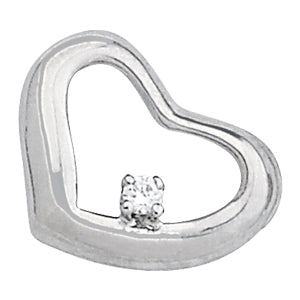 Heart Diamond Pendant · 0.10 ct tw