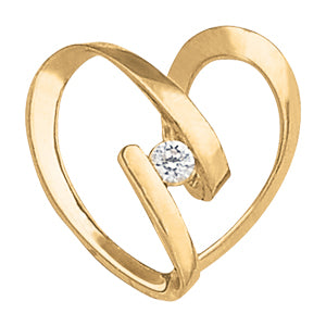 Heart Diamond Pendant · 0.23 ct tw