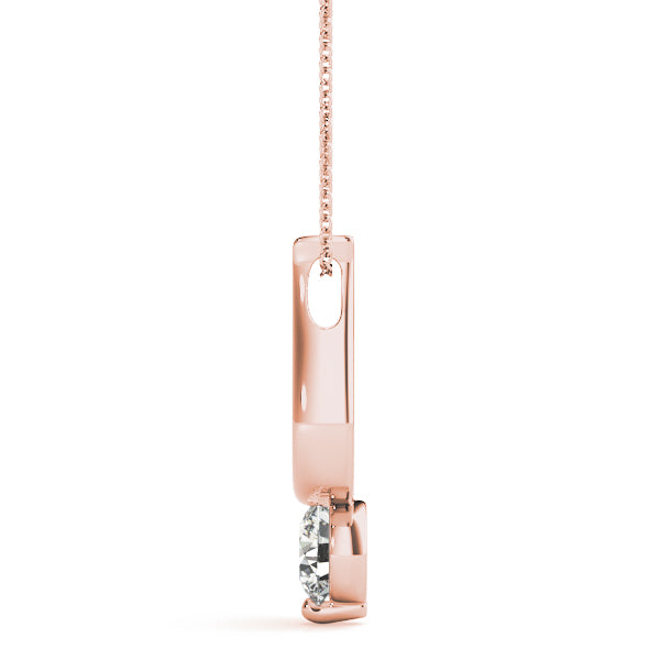 Round Diamond Solitaire Pendant · 0.25 ct tw