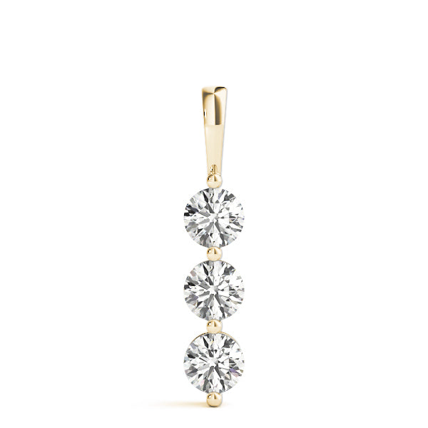 Three-Stone Diamond Pendant · 1.50 ct tw