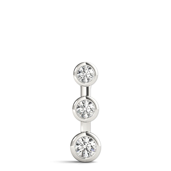 Three-Stone Diamond Pendant · 0.26 ct tw