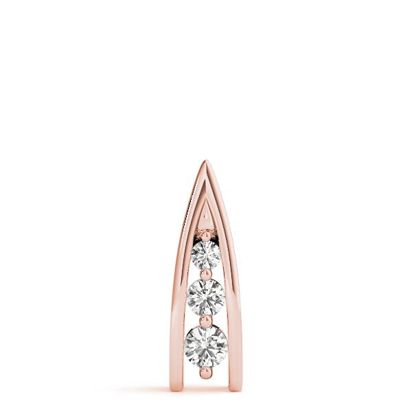 Three-Stone Diamond Pendant · 0.33 ct tw