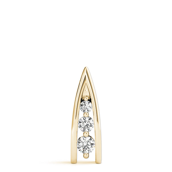 Three-Stone Diamond Pendant · 0.24 ct tw