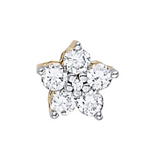 Cluster Diamond Pendant · 0.51 ct tw