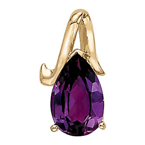 Pear Gemstone Pendant