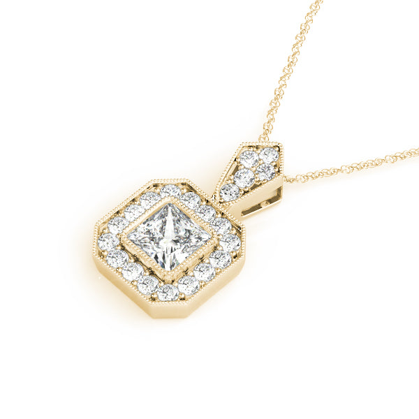 Square Cushion Gemstone Pendant · 0.32 ct tw
