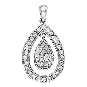 Cluster Diamond Pendant · 0.28 ct tw