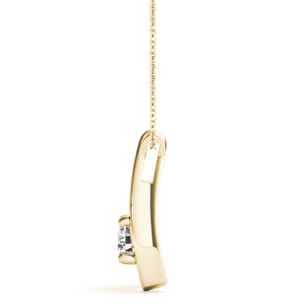 Round Diamond Solitaire Pendant · 0.25 ct tw