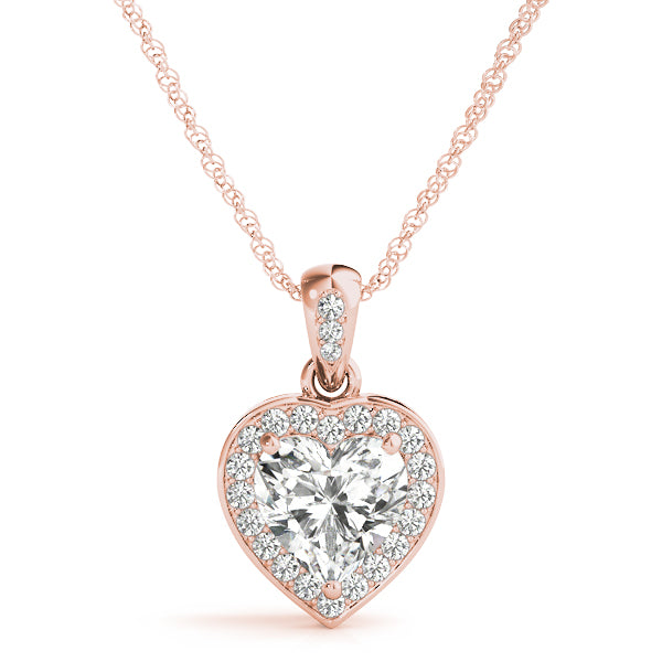 Heart Gemstone Pendant · 0.12 ct tw