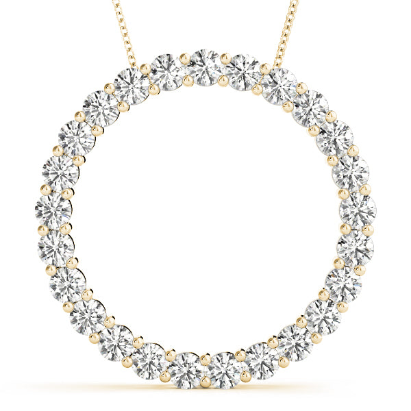 Circle Diamond Pendant · 1.52 ct tw
