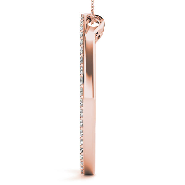 Circle Diamond Pendant · 1.22 ct tw