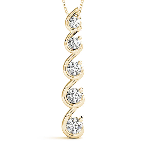 Journey Diamond Pendant · 0.25 ct tw