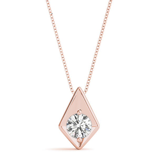 Round Diamond Solitaire Pendant · 0.25 ct tw
