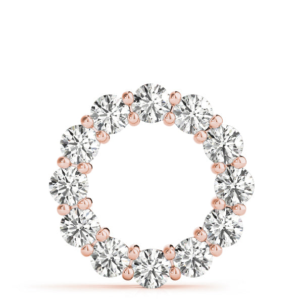 Circle Diamond Pendant · 5.00 ct tw