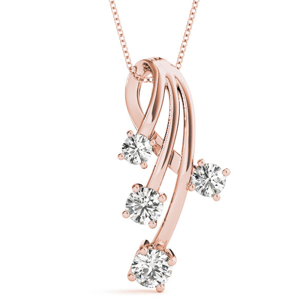 Journey Diamond Pendant · 1.00 ct tw