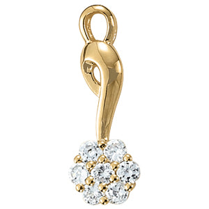 Cluster Diamond Pendant · 0.24 ct tw