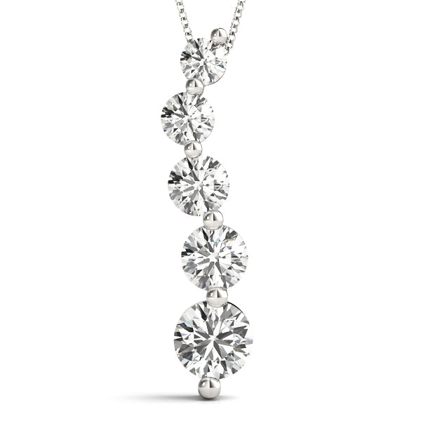 Journey Diamond Pendant · 0.97 ct tw