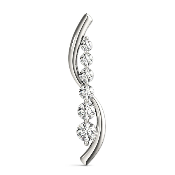 Journey Diamond Pendant · 0.76 ct tw