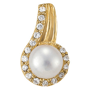Pearl Gemstone Pendant · 0.32 ct tw