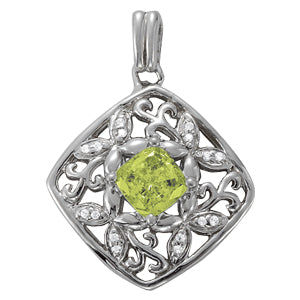 Cushion Gemstone Pendant · 1.08 ct tw