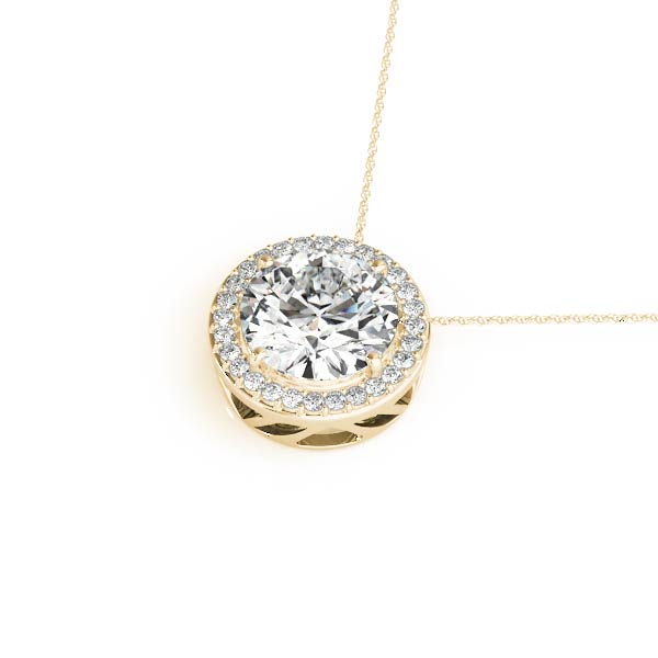 Round Gemstone Pendant · 2.14 ct tw