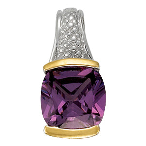 Cushion Gemstone Pendant
