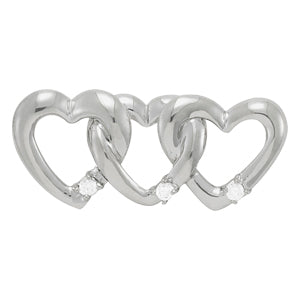 Neck Centers & Slides Diamond Pendant · 0.09 ct tw