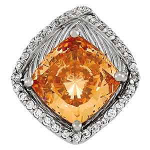 Cushion Gemstone Pendant · 0.25 ct tw