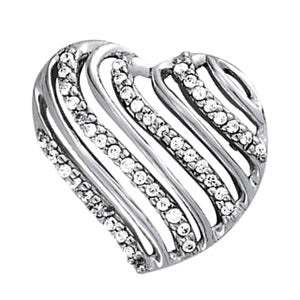 Heart Diamond Pendant · 0.22 ct tw