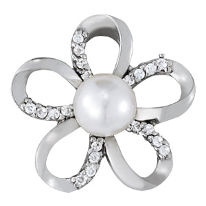 Pearl Gemstone Pendant · 0.10 ct tw