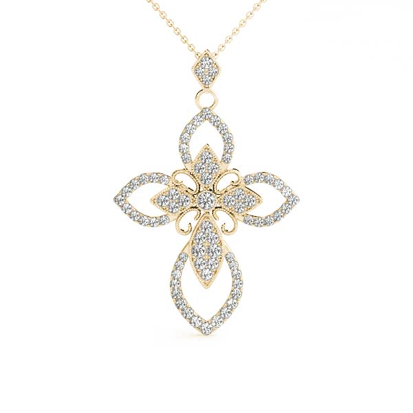 Religious Crosses Diamond Pendant · 0.69 ct tw