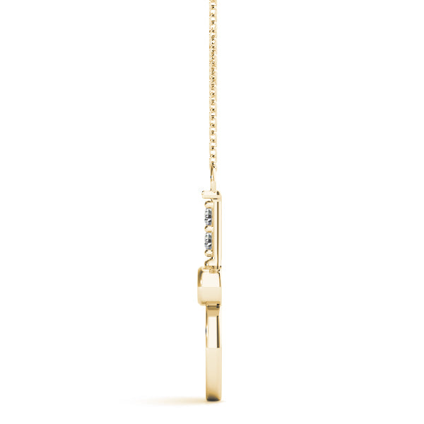 Tennis Racket Charm Diamond Pendant · 0.06 ct tw