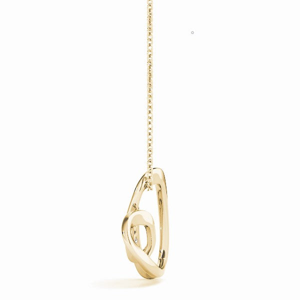 Heart Two-Stone Diamond Pendant · 0.46 ct tw