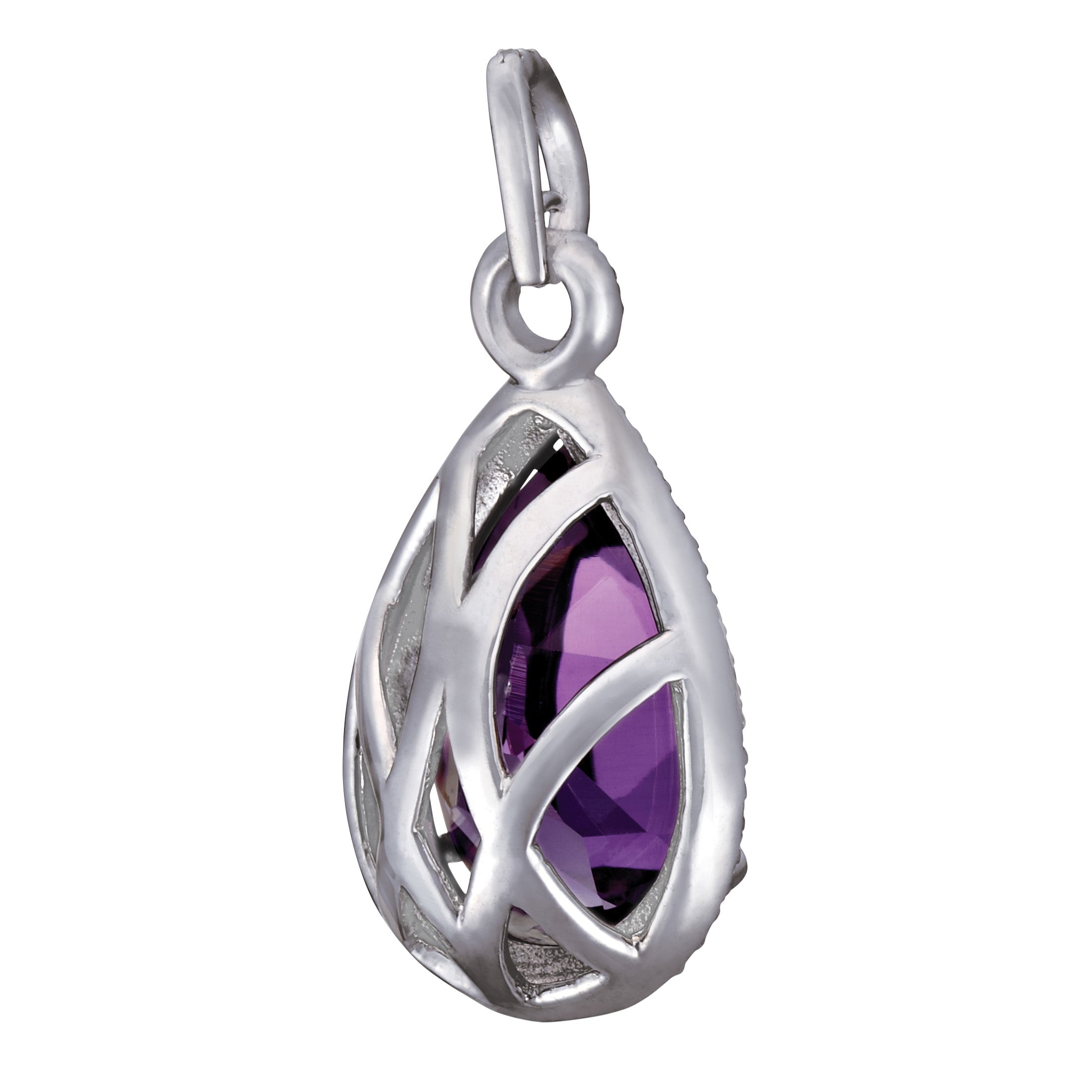 Pear Gemstone Pendant · 0.30 ct tw