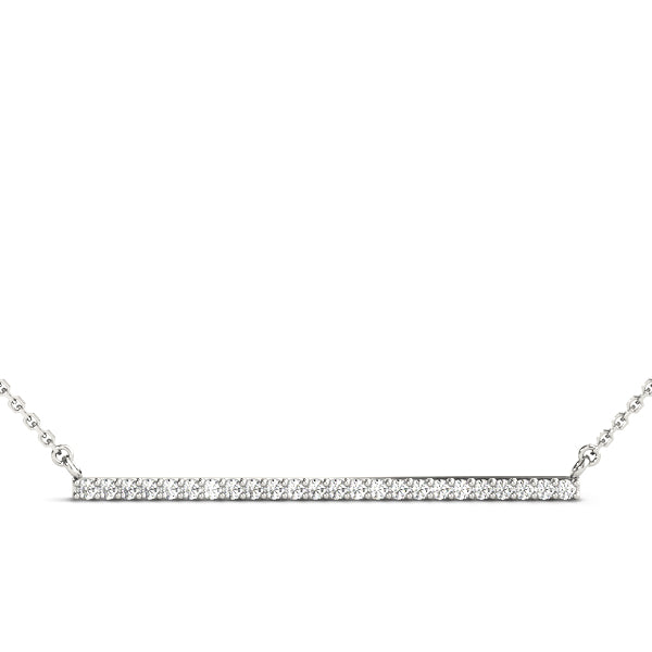 Trapeze Bar Diamond Pendant · 0.12 ct tw