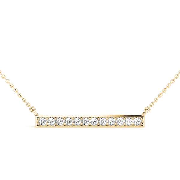 Trapeze Bar Diamond Pendant · 0.24 ct tw