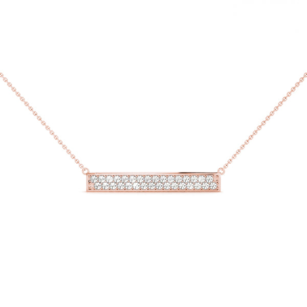 Trapeze Bar Diamond Pendant · 0.36 ct tw