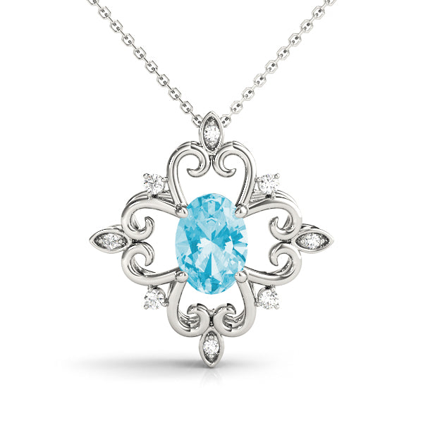 Oval Diamond Pendant · 1.01 ct tw