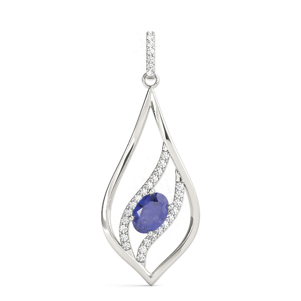 Oval Fashion Diamond Pendant · 1.14 ct tw