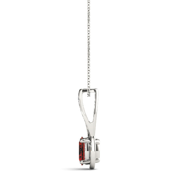 Oval Fashion Diamond Pendant · 0.42 ct tw