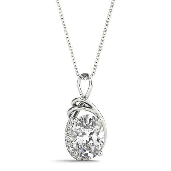 Oval Fashion Diamond Pendant · 2.04 ct tw