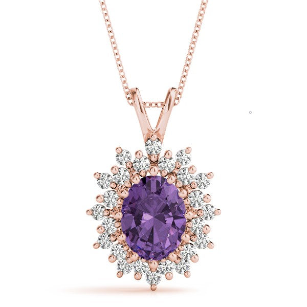 Oval Fashion Diamond Pendant · 0.39 ct tw