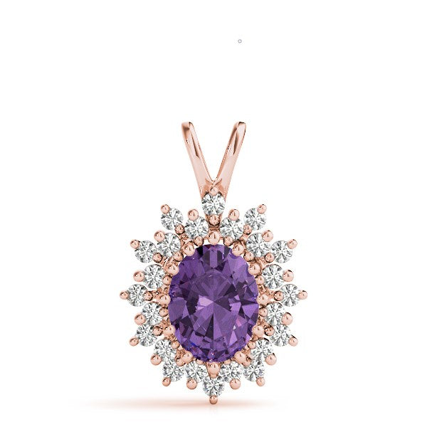 Oval Fashion Diamond Pendant · 0.39 ct tw