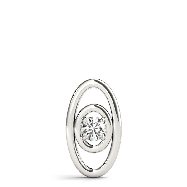 Round Diamond Solitaire Pendant · 0.10 ct tw