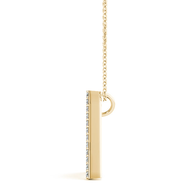 Diamond Initial Pendant · 0.16 ct tw