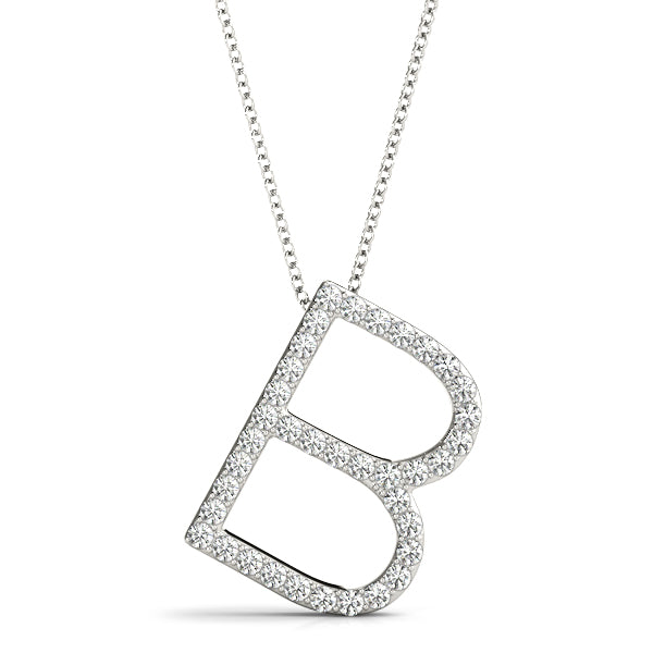 Diamond Initial Pendant · 0.17 ct tw