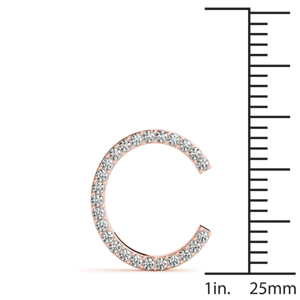Diamond Initial Pendant · 0.15 ct tw